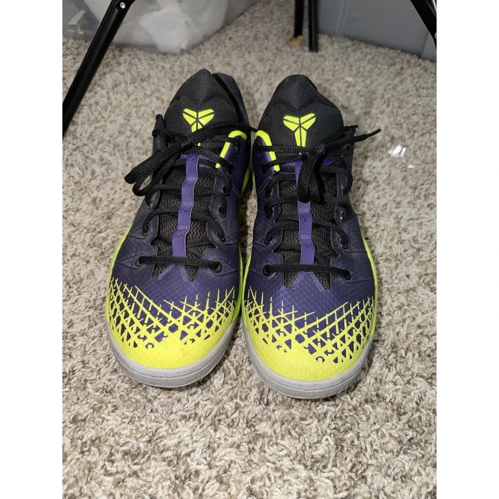 Nike Kobe Venomenon 4 Zoom Glow in the Dark Purple Yellow Volt Sz 13 635578-500